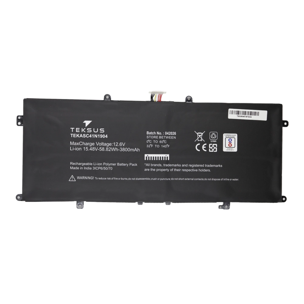 Teksus Laptop Battery Compatible For Asus ZenBook 14 BX425EA | C41N1904 4C view 2